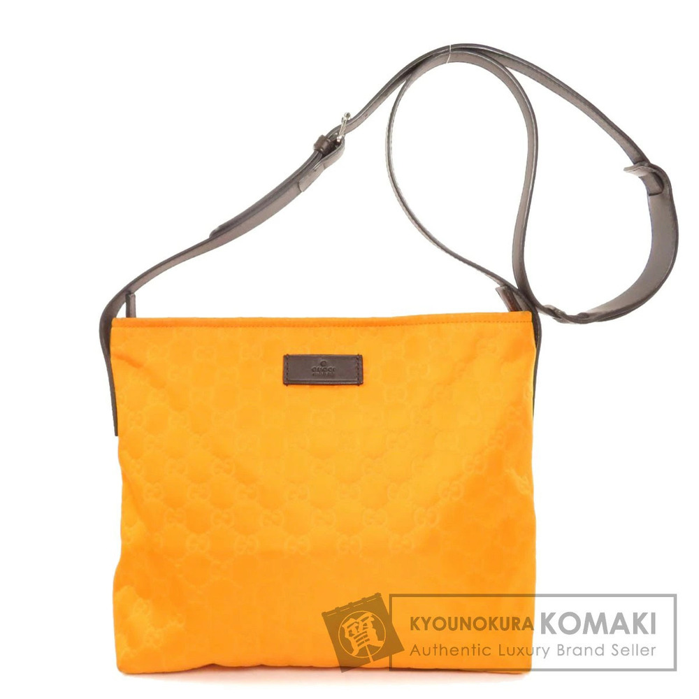 Gucci GG Messenger Bag vibrant orange leather